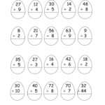 Free Printable Easter Addition Subtraction Multiplication Division