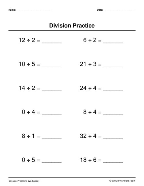 Grade 5 Division Worksheets 22 Free Printable Division Worksheets ...