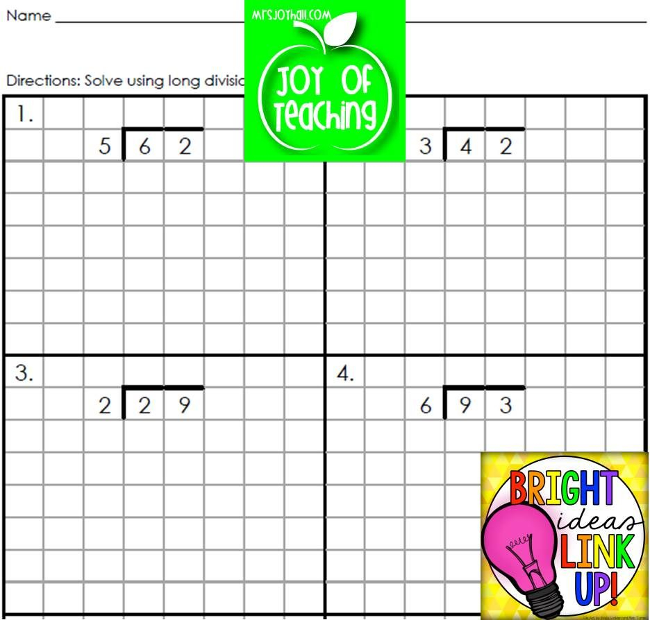 Grids And Columns In Math Mrs Joy Hall Printable Graph Paper Long