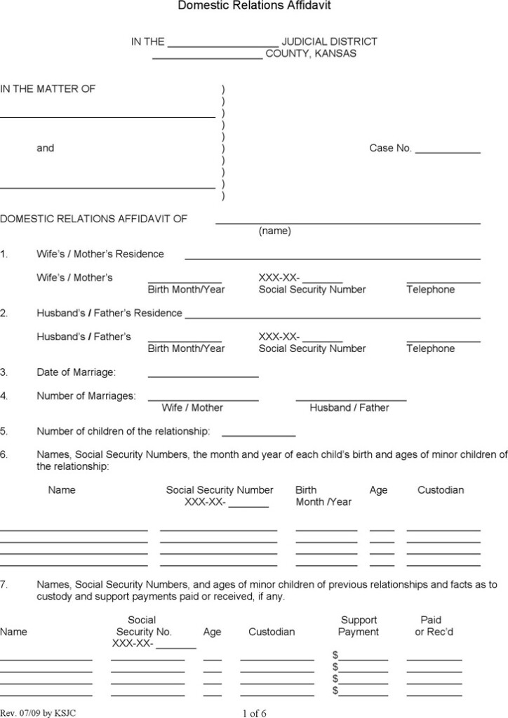 Kansas Divorce Property Division Worksheet Free Download Goodimg co