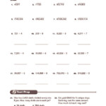 Long Division With Zero In The Quotient Worksheet Long Division