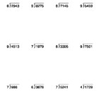 Long Division Worksheet Part II With Answer Key TpT
