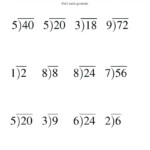 Long Division Worksheets 5th Grade Thekidsworksheet