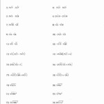 Math Bff Simplifying Radicals Worksheet