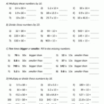 Multiply And Divide By 10 100