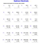 Multiplying And Dividing Decimals Worksheets With Answers TUTORE ORG