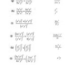 Multiplying And Dividing Exponents Worksheet