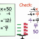 One Step Equations With Multiplication And Division Worksheet Times