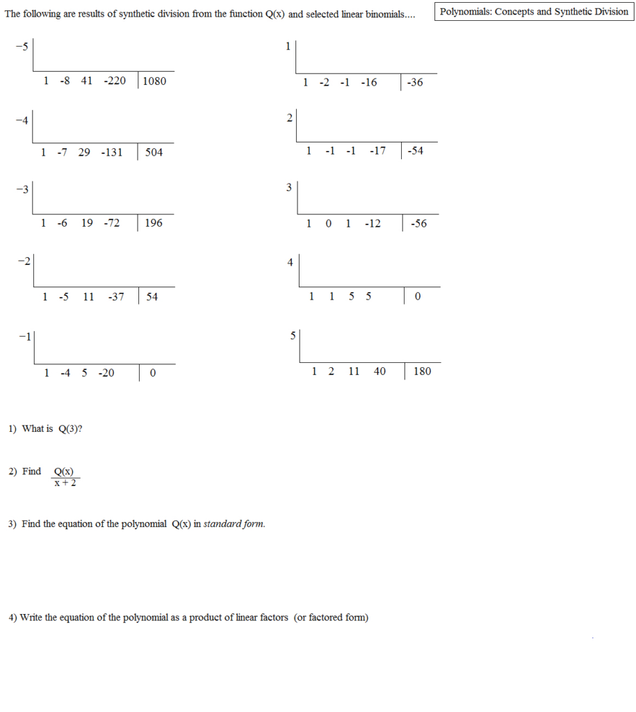 Polynomial Long Division Worksheet Worksheet Division Of Db excel