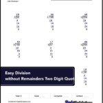 The 4 Digit By 2 Digit Long Division With Remainders And 4th Grade