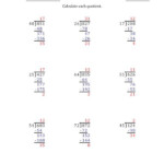Three Digit Division No Remainders Math Worksheets 12 Best Images Of