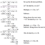 Use Long Division To Divide Polynomials College Algebra