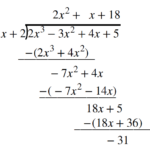 Use Synthetic Division To Divide Polynomials College Algebra